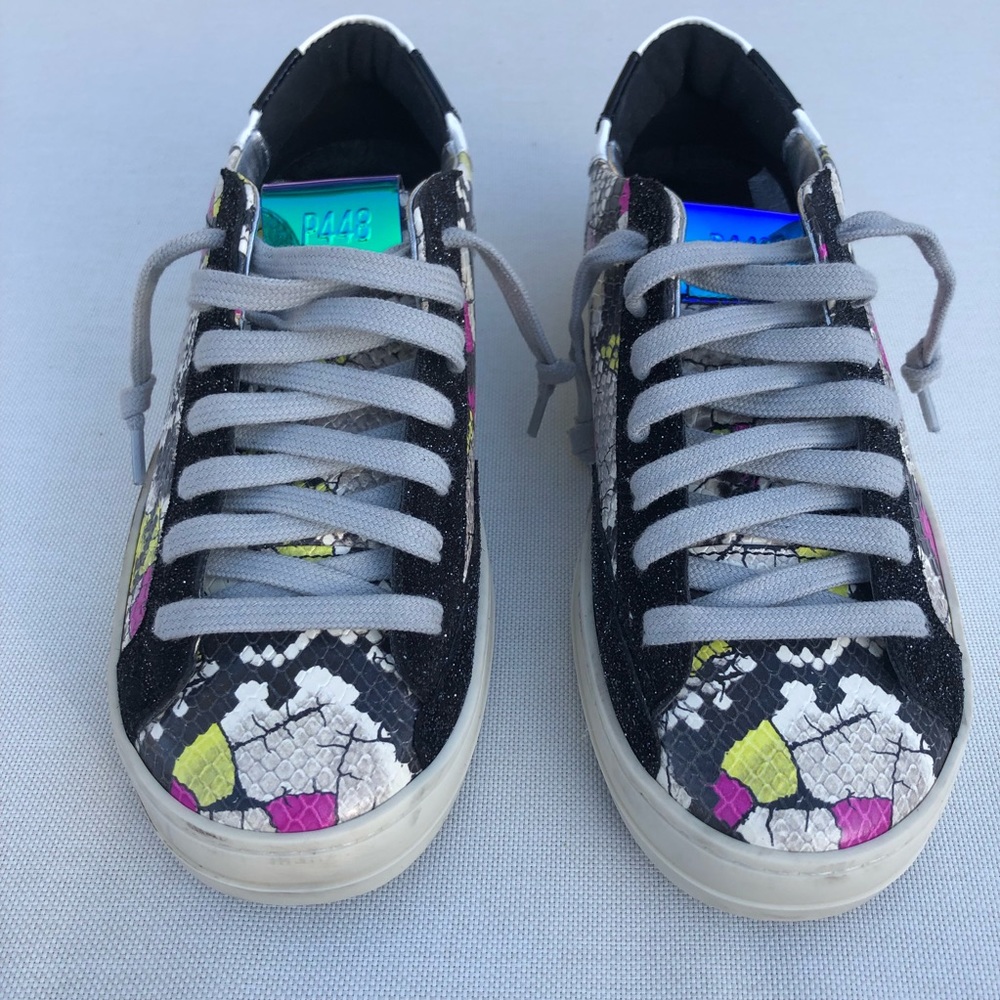 P448 John Piuma Python Sneakers EUR36 (US6-6.5) - Picture 5 of 12